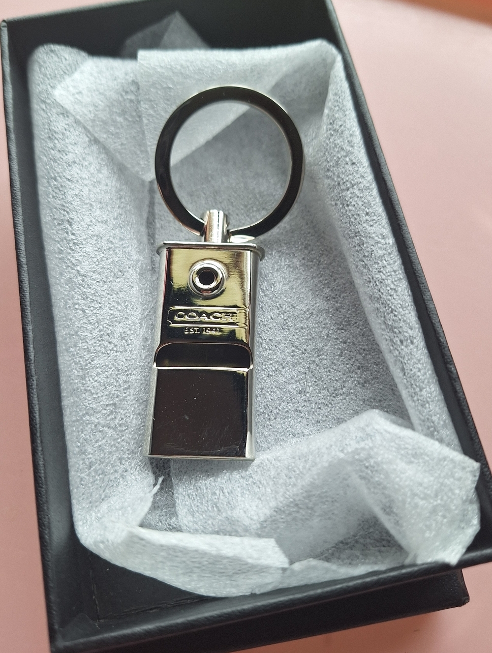Coach Whistle Keychain